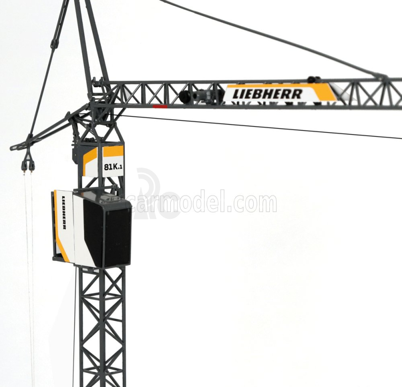 Nzg Liebherr 81 K.1 Gru Edile Automontante - Fast Erectering Crane 1:50 Žlutá Černá