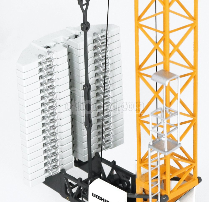 Nzg Liebherr 81 K.1 Gru Edile Automontante - Fast Erectering Crane 1:50 Žlutá Černá