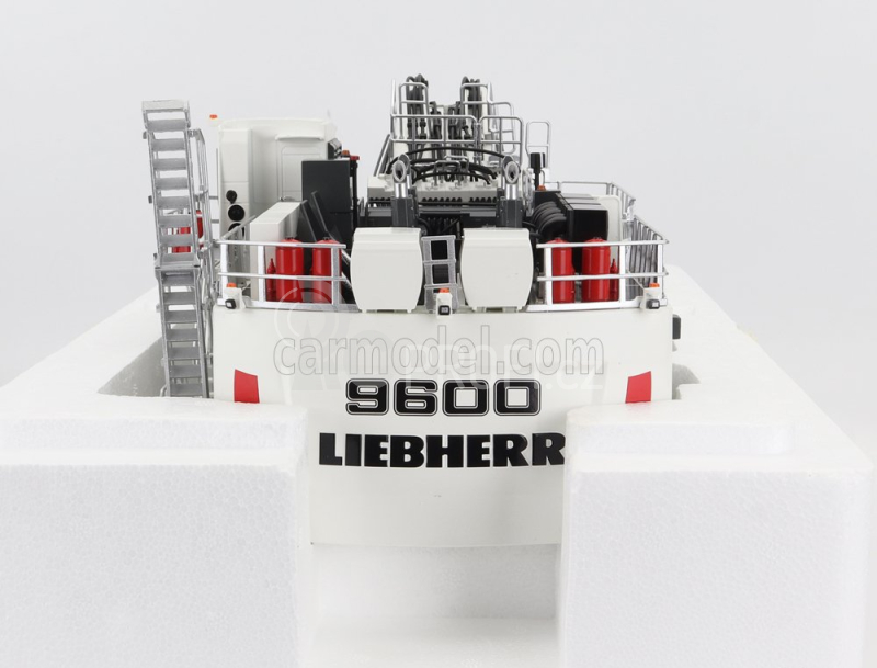 Nzg Liebherr R9600 Escavatore Cingolato Cava Mineraria - Mining Excavator 1:50 Bílá Černá