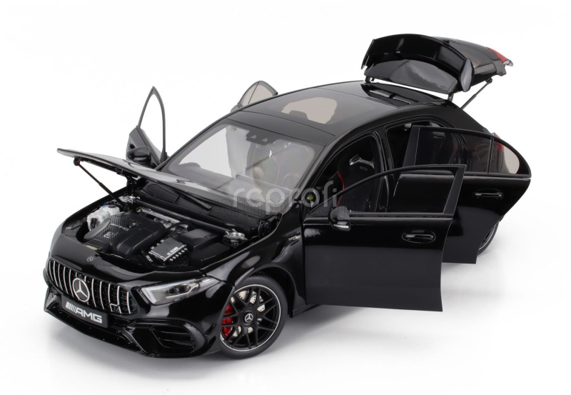 Nzg Mercedes benz A-class A45s 4-matic Amg 2023 1:18 Cosmos Black