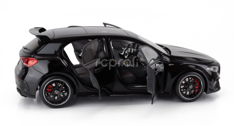 Nzg Mercedes benz A-class A45s 4-matic Amg 2023 1:18 Cosmos Black