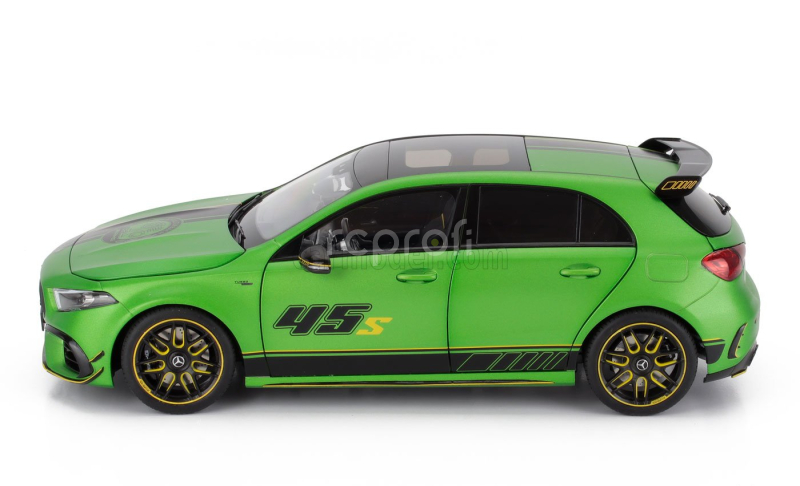 Nzg Mercedes benz A-class A45s 4-matic Amg 2023 1:18 Zelená S Černou