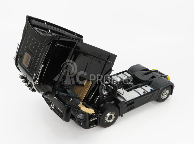 Nzg Mercedes benz Actros 2 1863 Gigaspace 4x2 Mirrorcam Tractor Truck 2-assi 2018 1:18 Black