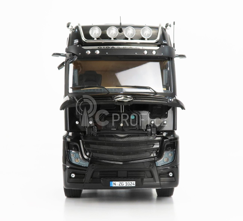 Nzg Mercedes benz Actros 2 1863 Gigaspace 4x2 Mirrorcam Tractor Truck 2-assi 2018 1:18 Black