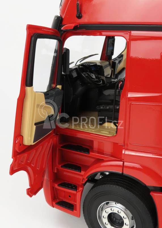 Nzg Mercedes benz Actros 2 1863 Gigaspace 4x2 Mirrorcam Tractor Truck 2-assi 2018 1:18 Red