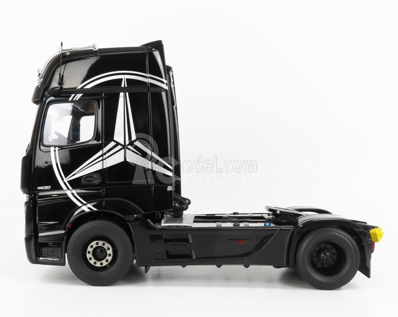 Nzg Mercedes benz Actros 2 1863 Gigaspace 4x2 Mirrorcam Tractor Truck Logo Mercedes 2-assi 2018 1:18 Black