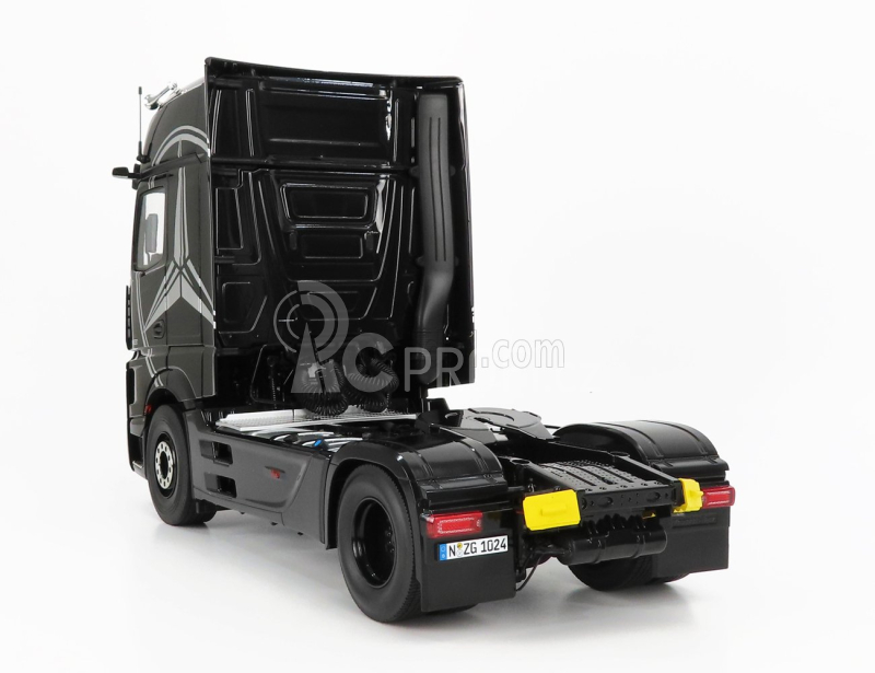 Nzg Mercedes benz Actros 2 1863 Gigaspace 4x2 Mirrorcam Tractor Truck Logo Mercedes 2-assi 2018 1:18 Black