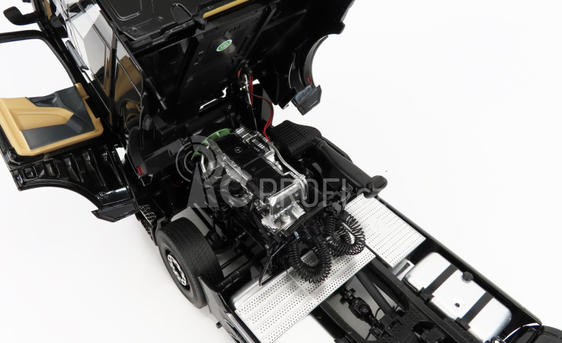 Nzg Mercedes benz Actros 2 1863 Gigaspace 4x2 Mirrorcam Tractor Truck Logo Mercedes 2-assi 2018 1:18 Black