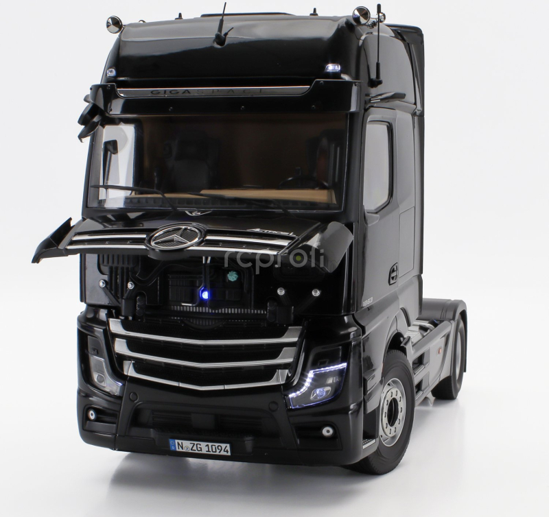 Nzg Mercedes benz Actros L 1863 Gigaspace 4x2 Tractor Truck 2-assi 2023 1:18 Black