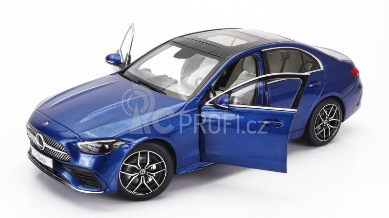 Nzg Mercedes benz C-class (w206) 2021 1:18 Spektrální Modrá Černá