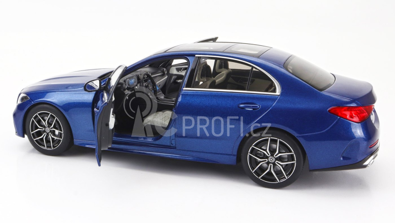 Nzg Mercedes benz C-class (w206) 2021 1:18 Spektrální Modrá Černá
