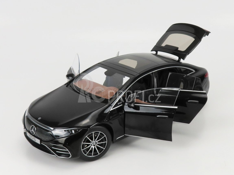 Nzg Mercedes benz Eqs Amg Line (v297) 2022 1:18 Obsidian Black