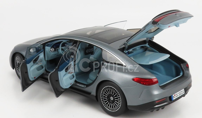 Nzg Mercedes benz Eqs Amg Line (v297) 2022 1:18 Selenit Grey Met