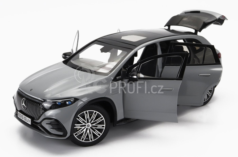Nzg Mercedes benz Eqs Suv (x296) Von Mercedes-eq 2022 1:18 Alpine Grey