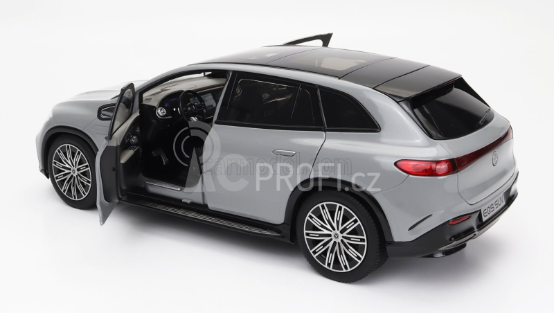 Nzg Mercedes benz Eqs Suv (x296) Von Mercedes-eq 2022 1:18 Alpine Grey