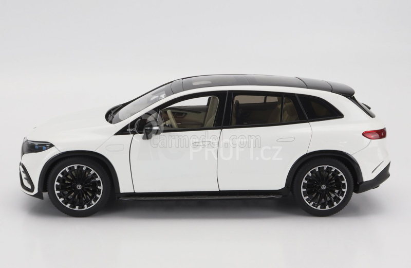 Nzg Mercedes benz Eqs Suv (x296) Von Mercedes-eq 2022 1:18 Diamantově Bílá