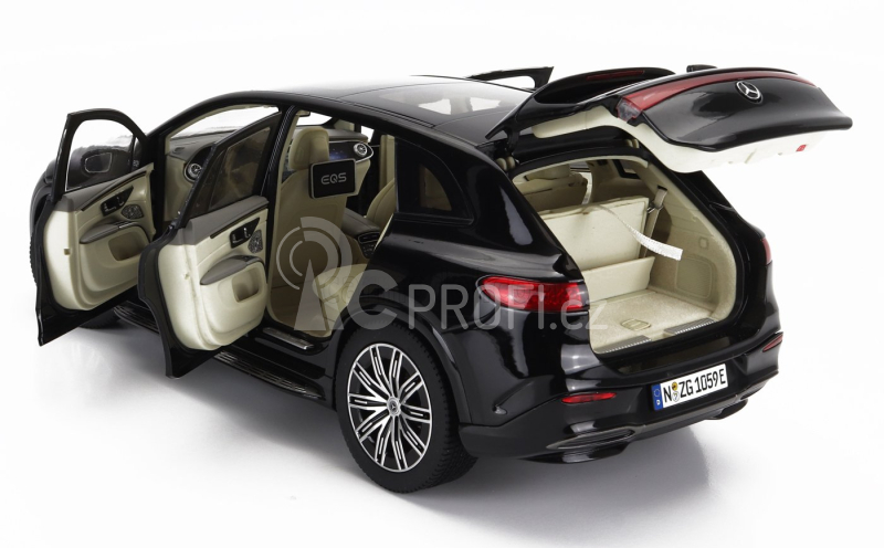 Nzg Mercedes benz Eqs Suv (x296) Von Mercedes-eq Amg Line 2022 1:18 Black