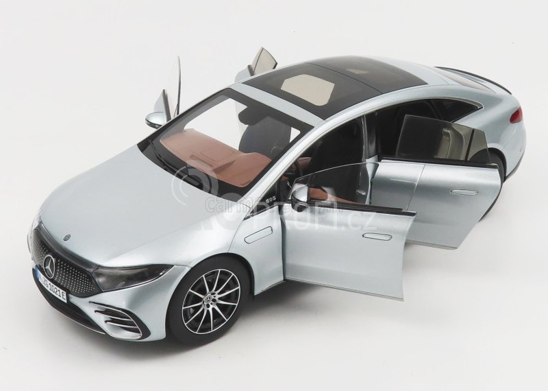 Nzg Mercedes benz Eqs Von Mercedes-eq 2022 1:18 Hightec Silver