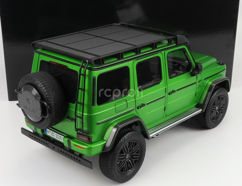 Nzg Mercedes benz G-class 4x4² 2022 1:12 Peklo Magno Green Met