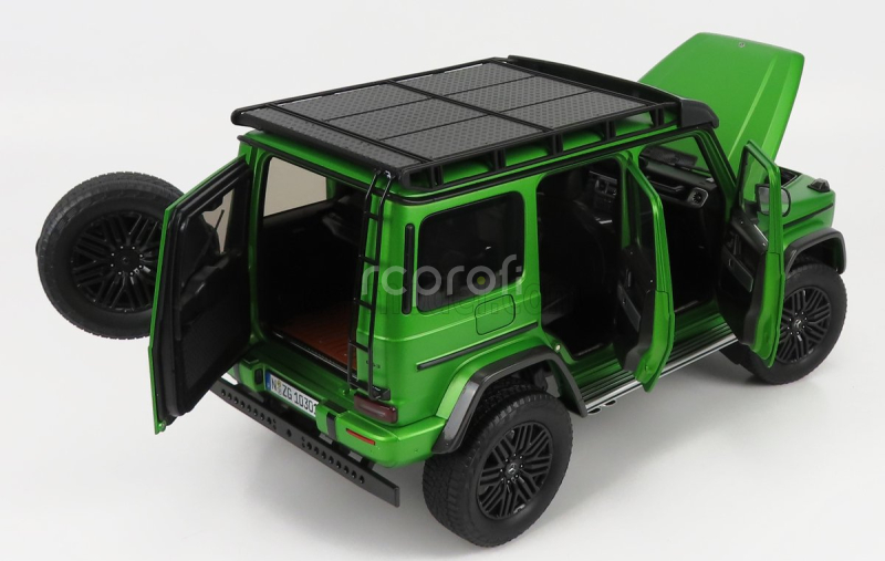 Nzg Mercedes benz G-class 4x4² 2022 1:12 Peklo Magno Green Met