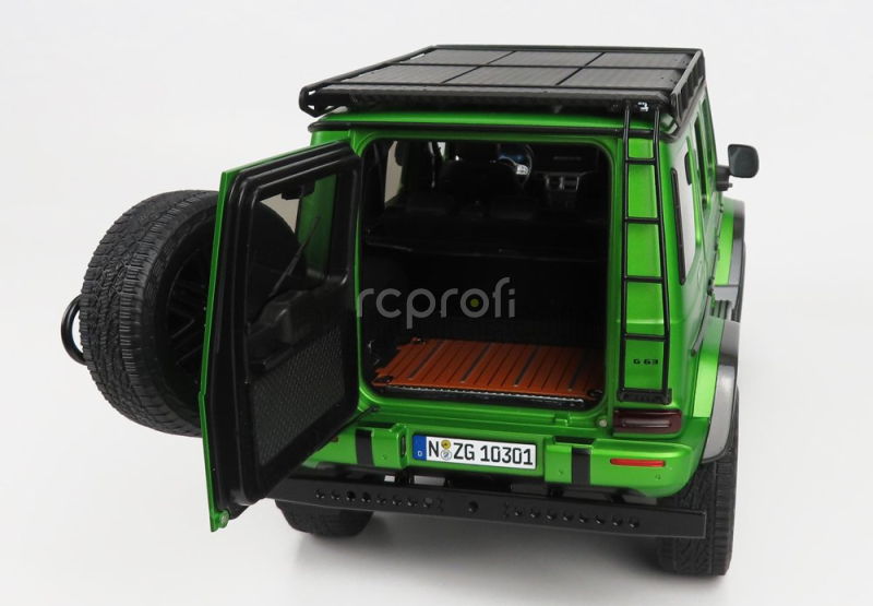Nzg Mercedes benz G-class 4x4² 2022 1:12 Peklo Magno Green Met