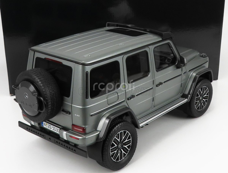 Nzg Mercedes benz G-class 4x4² 2022 1:12 Platina Stříbro Met