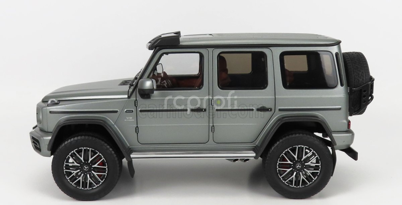 Nzg Mercedes benz G-class 4x4² 2022 1:12 Platina Stříbro Met