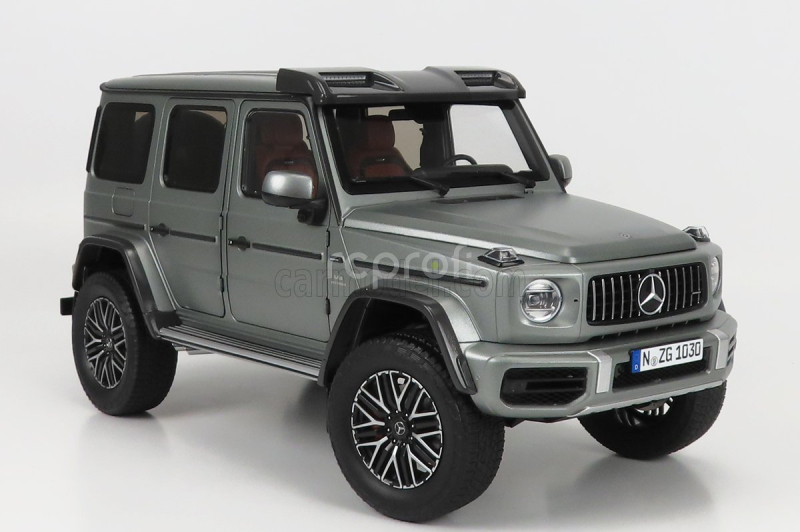Nzg Mercedes benz G-class 4x4² 2022 1:12 Platina Stříbro Met