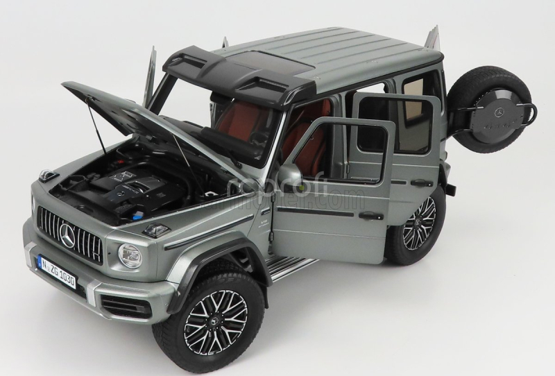 Nzg Mercedes benz G-class 4x4² 2022 1:12 Platina Stříbro Met