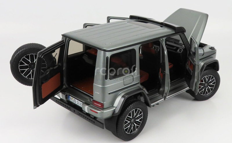 Nzg Mercedes benz G-class 4x4² 2022 1:12 Platina Stříbro Met