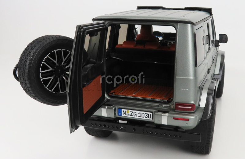 Nzg Mercedes benz G-class 4x4² 2022 1:12 Platina Stříbro Met