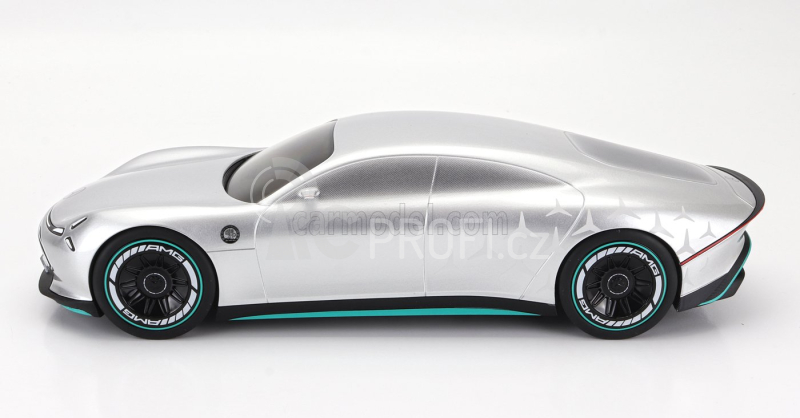 Nzg Mercedes benz Vision Amg Electric Car 2022 1:18 Stříbrná Zelená