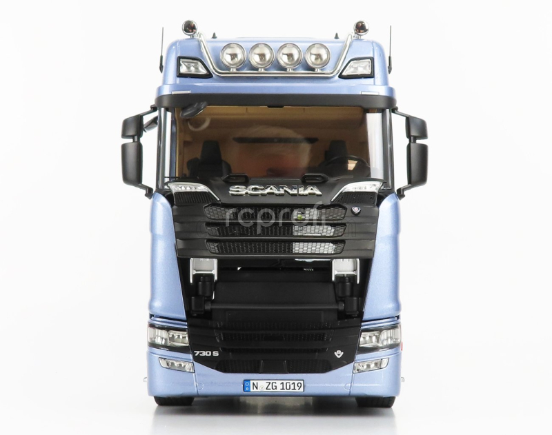Nzg Scania S730 V8 Tractor Truck 2-assi 2017 1:18 Fikce Modrá