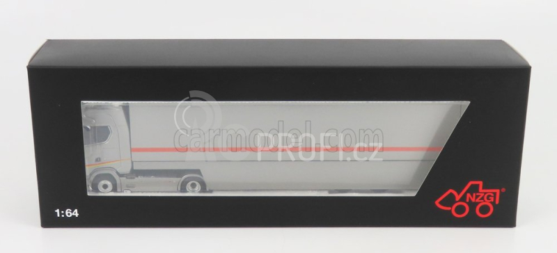 Nzg Scania S730 V8 Truck Car Transporter 2017 1:64 Grey Met