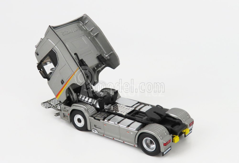 Nzg Scania S730 V8 Truck Car Transporter 2017 1:64 Grey Met