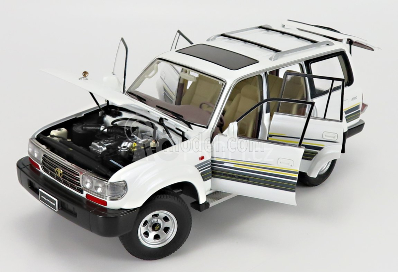 Nzg Toyota Land Cruiser J8 1990 1:18 Bílá