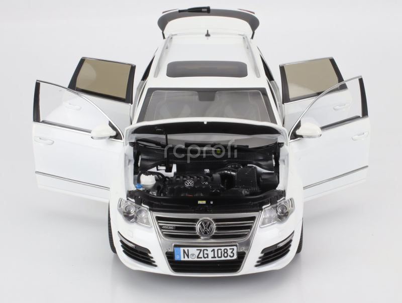 Nzg Volkswagen Passat Variant R36 V6 Sw Station Wagon 2010 1:18 Bianc0 Caramella - Bílá
