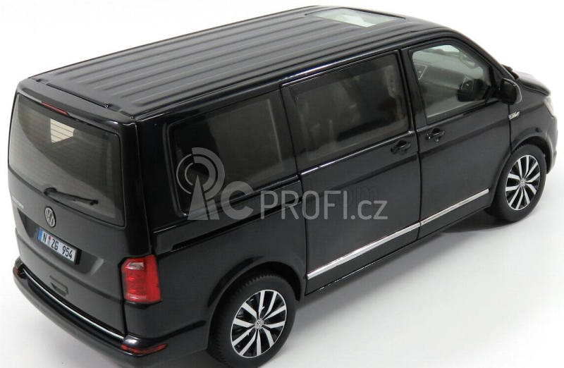 Nzg Volkswagen T6 Multivan Highline Minibus 2017 1:18 Black