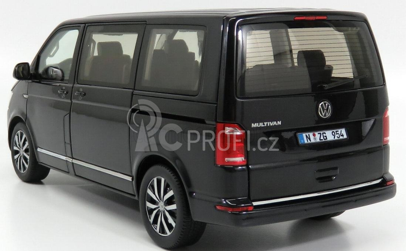 Nzg Volkswagen T6 Multivan Highline Minibus 2017 1:18 Black