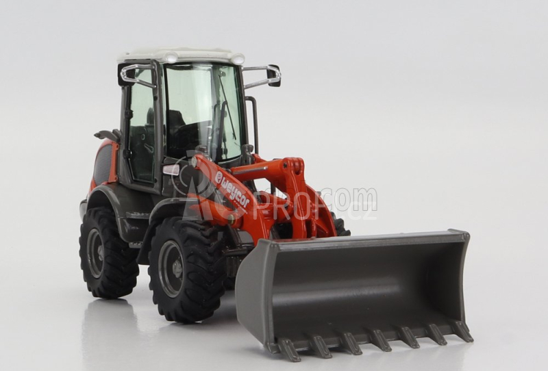 Nzg Weycor Ar420 Ruspa Gommata - Scraper Tractor Wheel Loader 1:50 Oranžově Šedá
