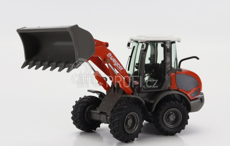 Nzg Weycor Ar420 Ruspa Gommata - Scraper Tractor Wheel Loader 1:50 Oranžově Šedá