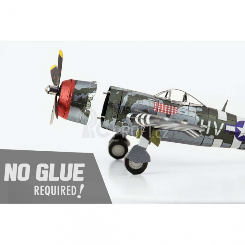 Ocelová stavebnice P47-Thunderbolt