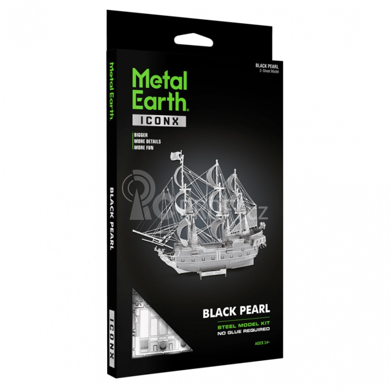Ocelová stavebnice Black Pearl 