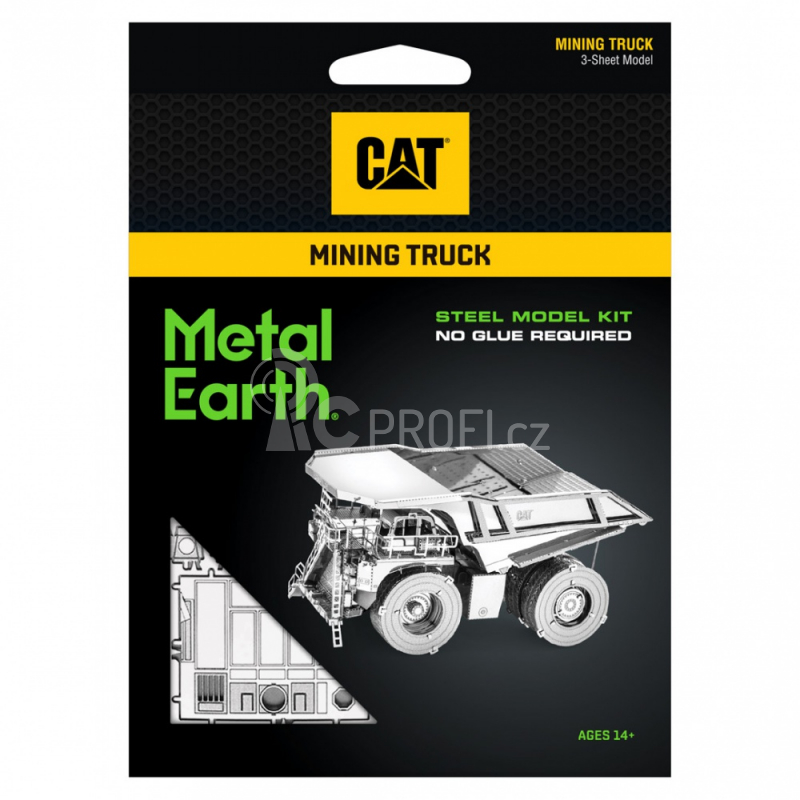 Ocelová stavebnice CAT důlní vozidlo