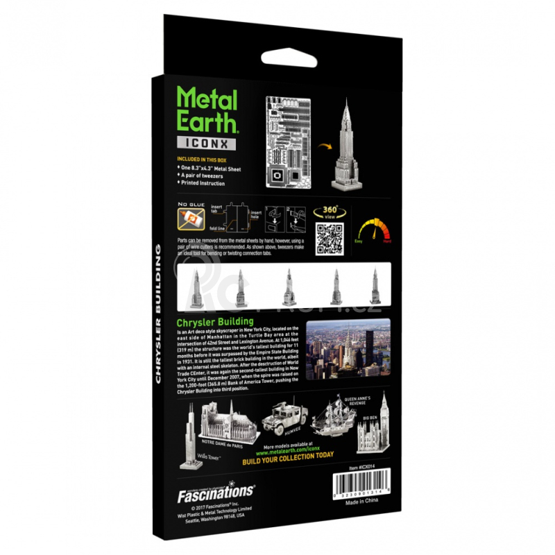 Ocelová stavebnice Chrysler Building