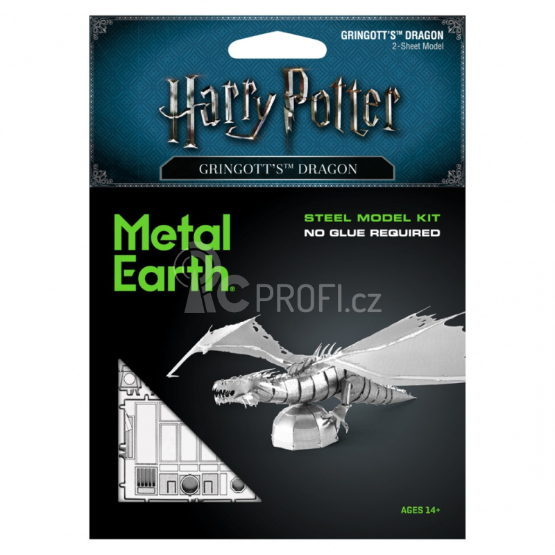 Ocelová stavebnice Harry Potter Gringottův drak 