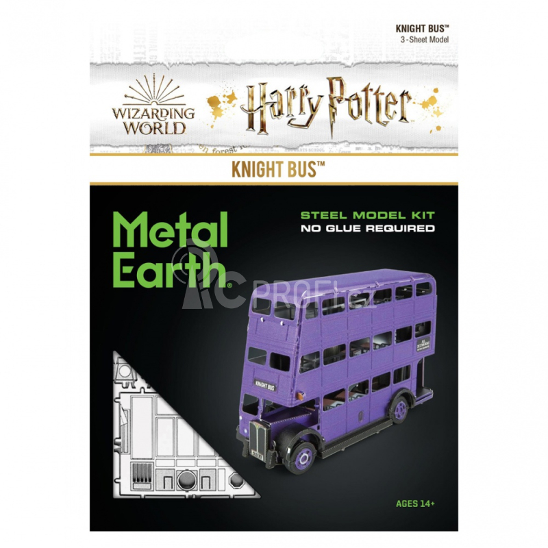 Ocelová stavebnice Harry Potter Knight Bus