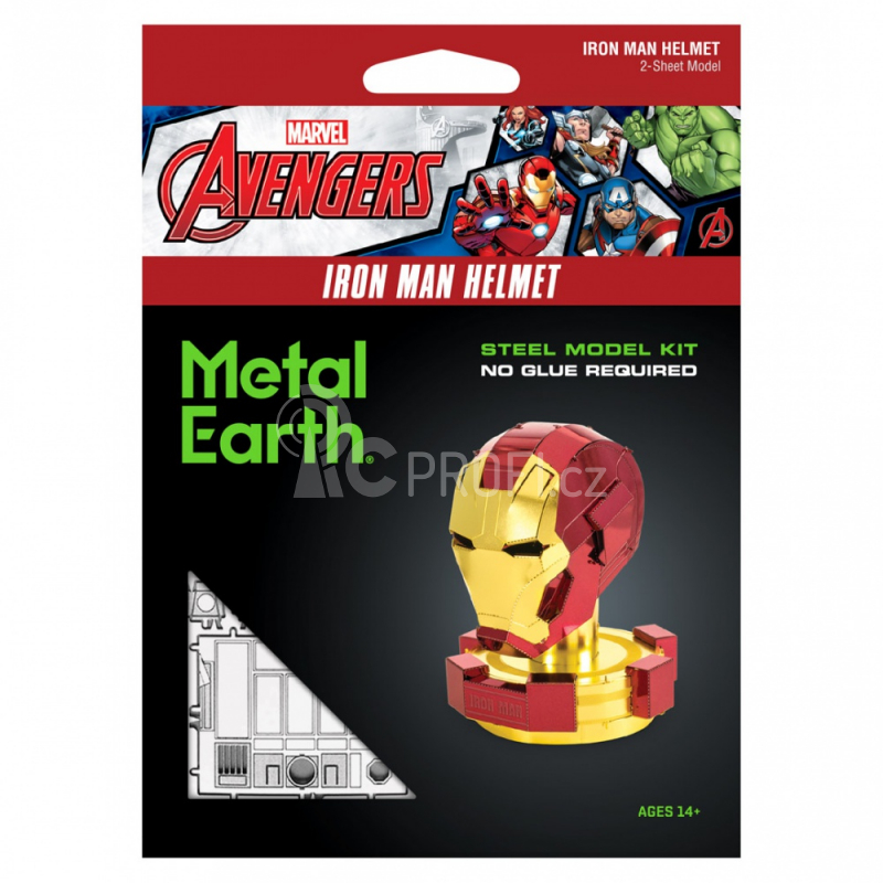 Ocelová stavebnice Helma Marvel's Avengers Iron Man