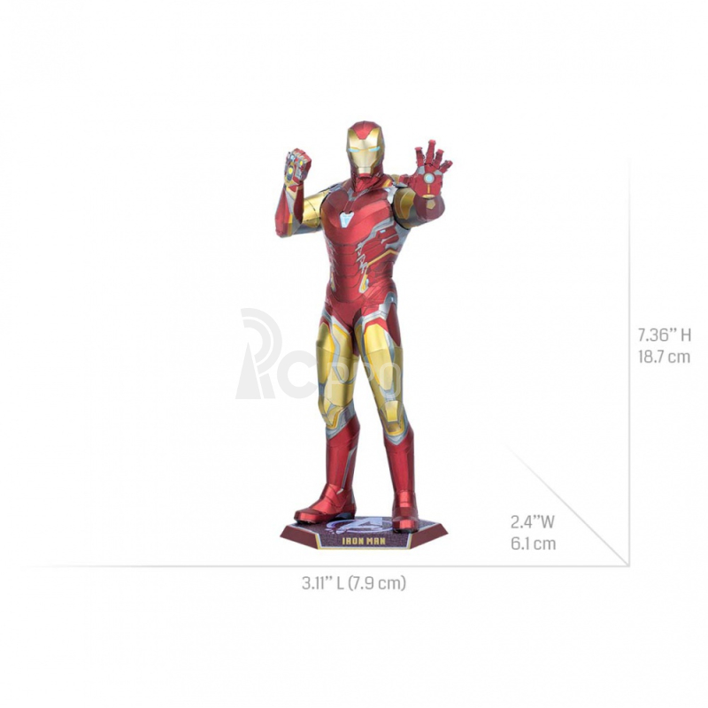 Ocelová stavebnice Marvel Iron Man LXXXV
