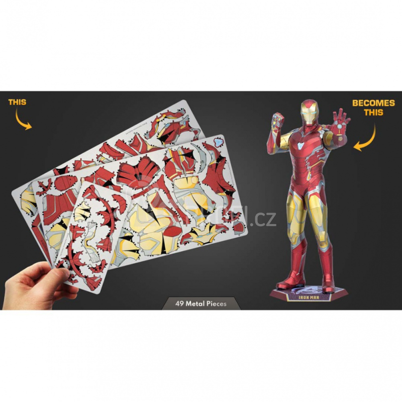 Ocelová stavebnice Marvel Iron Man LXXXV